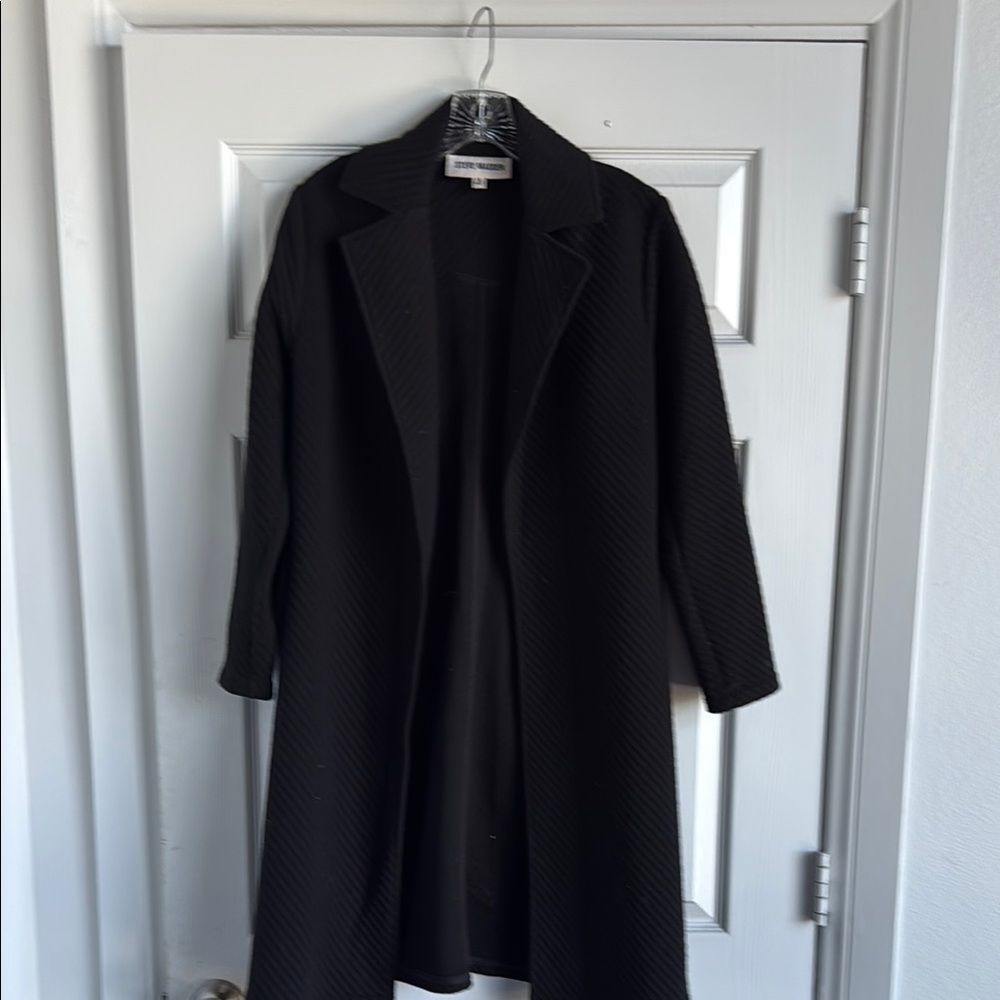 Steve Madden Black Trench Coat